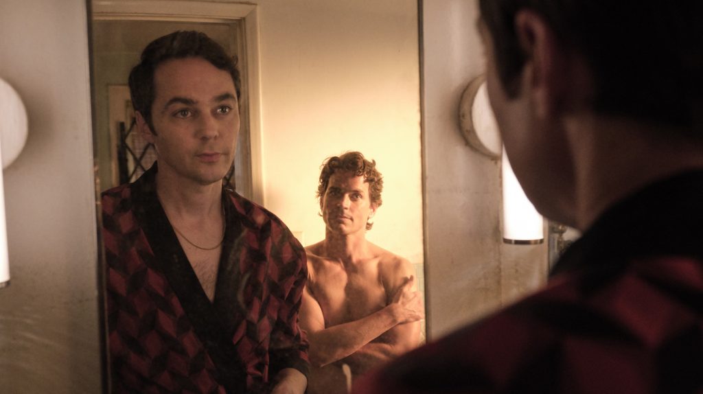 Jim Parsons as Michael and Matt Bomer as Donald., Cr. Scott Everett White/NETFLIX ©2020