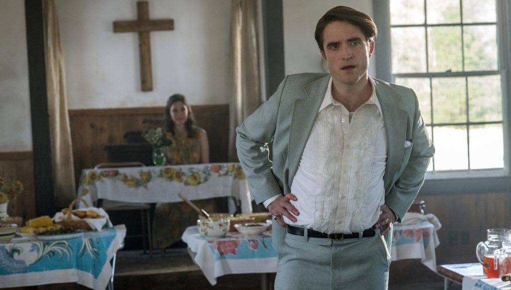 The Devil All The Time: Robert Pattinson as Preston Teagardin. Photo Cr. Glen Wilson/Netflix © 2020