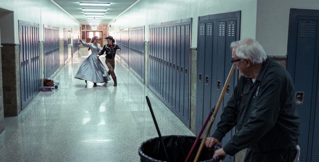 I'm Thinking of Ending Things. Guy Boyd as Janitor in I'm Thinking of Ending Things. Cr. Mary Cybulski/NETFLIX © 2020