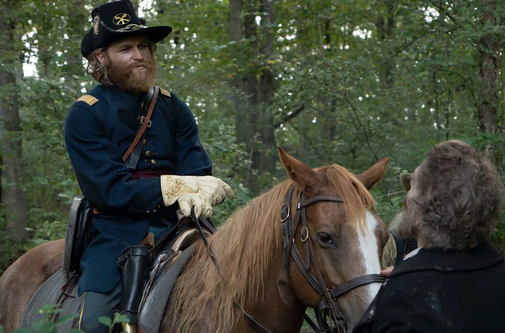 Wyatt Russell as Jeb Stuart in THE GOOD LORD BIRD, "Mister Fred". Photo Credit: William Gray/SHOWTIME.