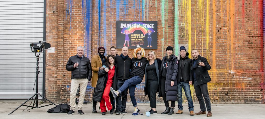 Celebrating the opening of the Rainbow Stage. Courtesy Studio Babeslberg.