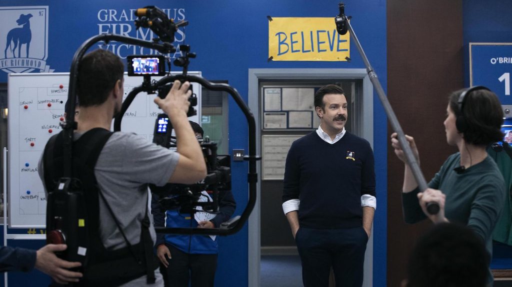 Jason Sudekis in 'Ted Lasso.' Courtesy Apple TV