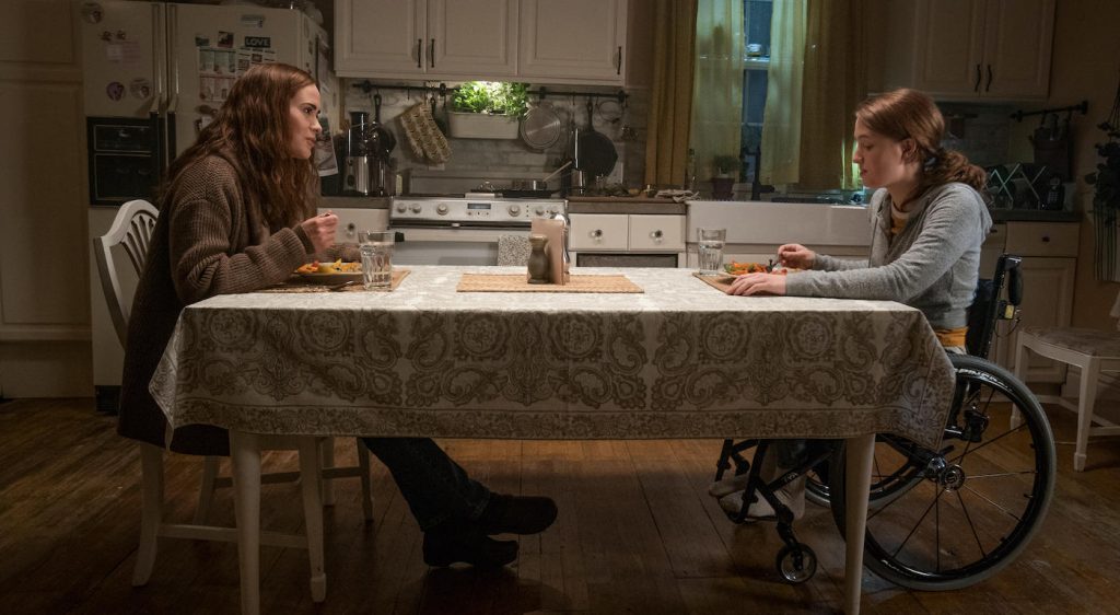 Diane (Sarah Paulson) and Chloe (Kiera Allen), shown. (Photo by: Allen Fraser/Hulu)