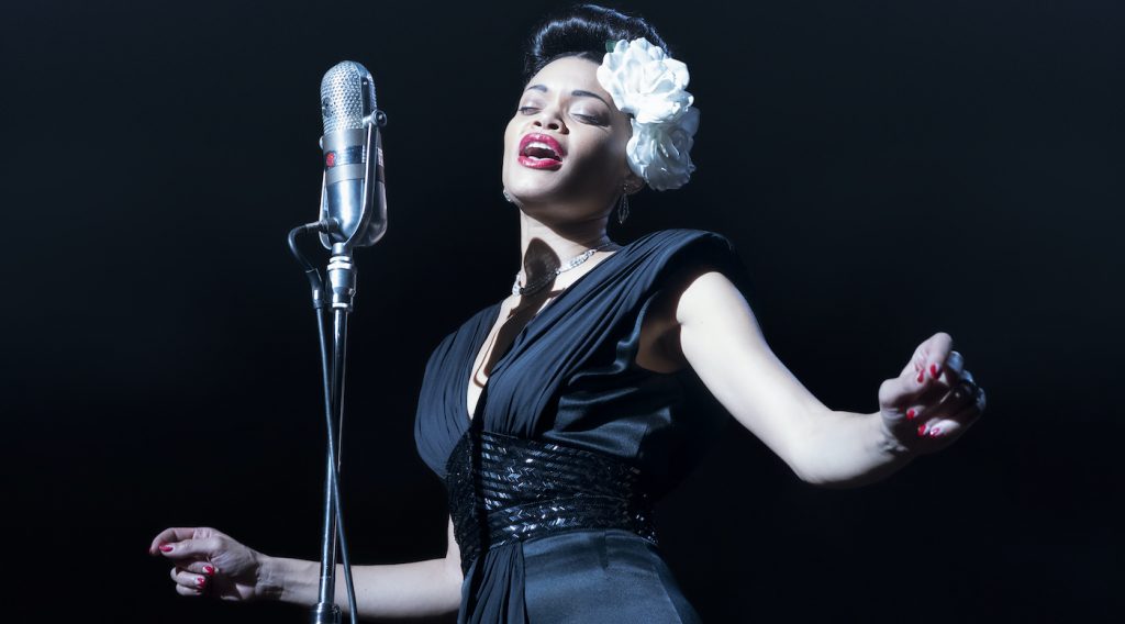 Andra Day stars in THE UNITED STATES VS. BILLIE HOLIDAY from Paramount Pictures. Photo Credit: Takashi Seida.