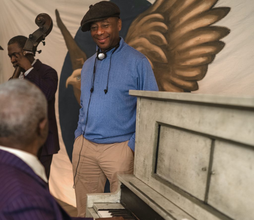 MA RAINEY’S BLACK BOTTOM (2020) Composer Branford Marsalis and Glynn Turman. Cr: David Lee/NETFLIX