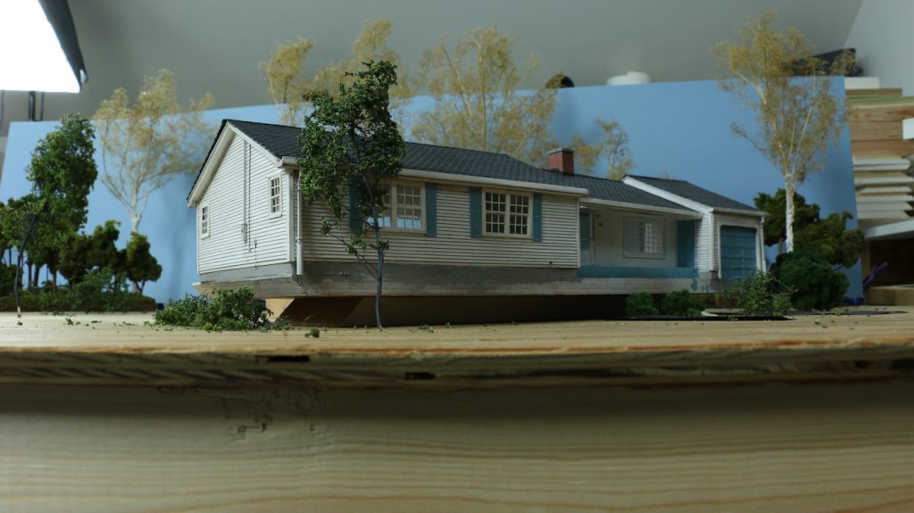 Jeffrey Thomas Doyle's miniature, a recreation of the Hamburg house. Courtesy HBO.Hamburg, Barbara Beach Hamburg, Madison Hamburg, Ali Hamburg. Courtesy HBO