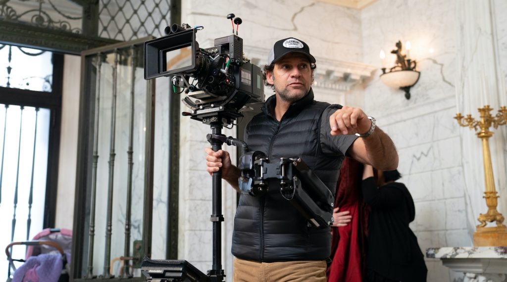 Caption: A Camera/Steadicam operator Roberto de Angelis (Niko Tavernise/HBO)