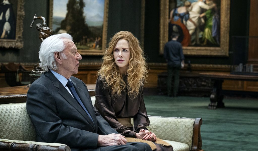 Donald Sutherland, Nicole Kidman. Photograph by David Giesbrecht/HBO