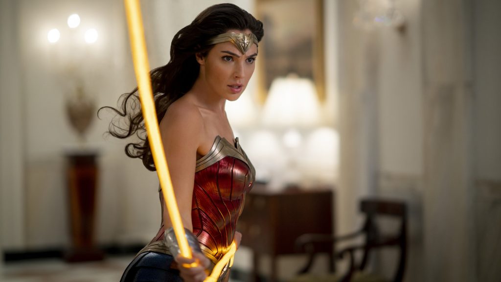 Caption: GAL GADOT as Wonder Woman in Warner Bros. Pictures’ action adventure “WONDER WOMAN 1984,” a Warner Bros. Pictures release. Photo Credit: Clay Enos/ ™ & © DC Comics