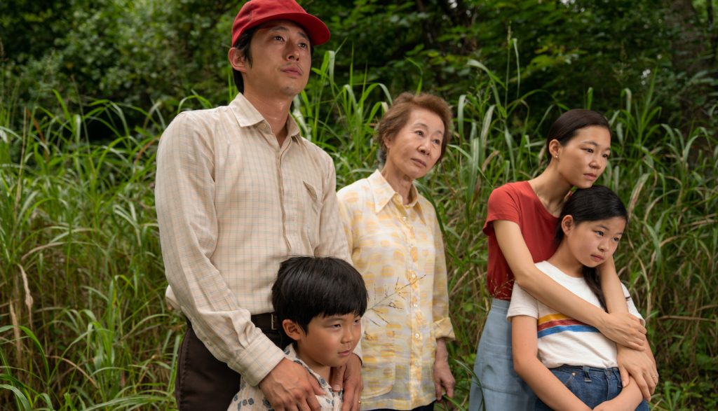 Steven Yeun, Alan S. Kim, Yuh-Jung Youn, Yeri Han, Noel Cho Director Lee Isaac Chung Credit: Josh Ethan Johnson