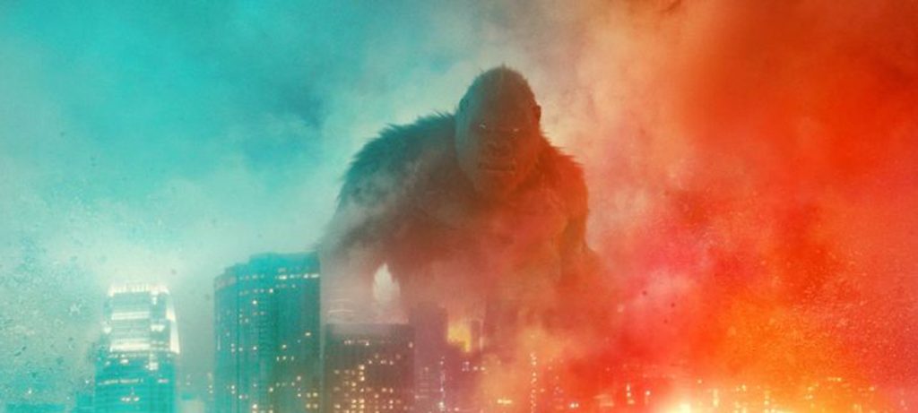 The new poster for 'Godzilla vs. Kong.' Courtesy Warner Bros. & Legendary Pictures.