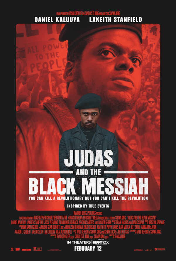 "Judas and the Black Messiah" theatrical poster. Courtesy Warner Bros.