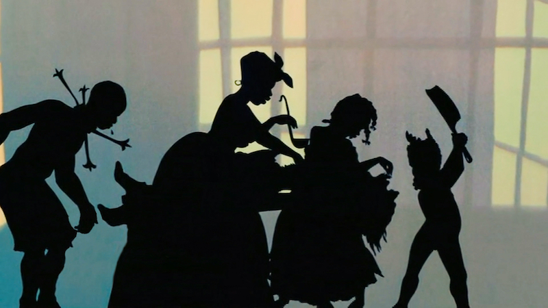 "Insurrectiokn" (Our Tools Were Rudimentary, Yet We Pressed On)’, Kara Walker, 2000. Courtesy HBO.