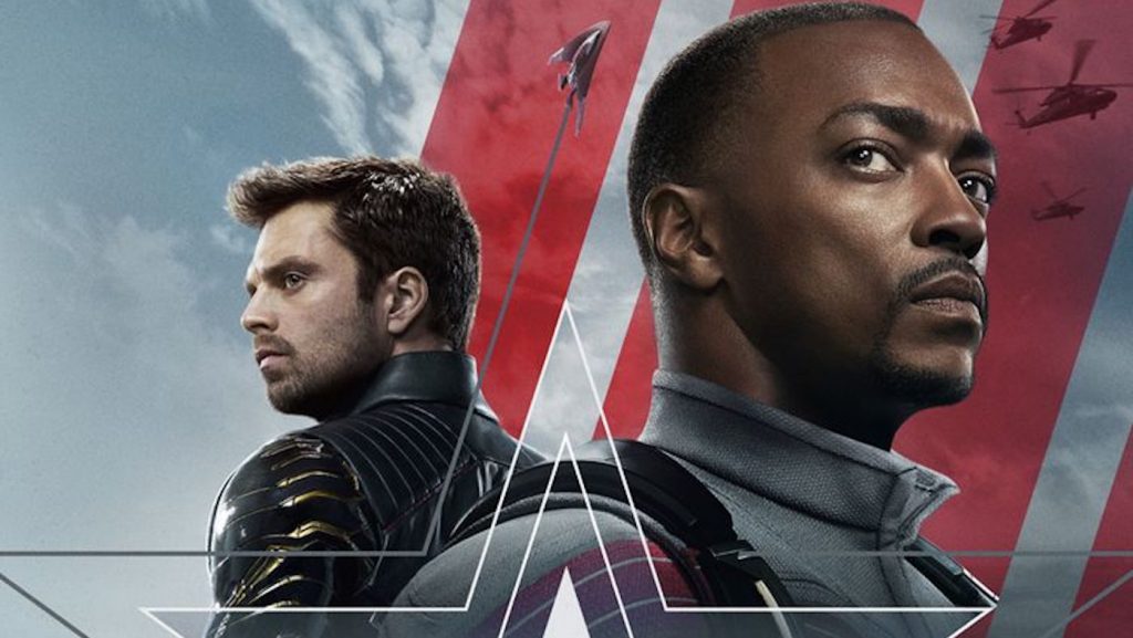 Sebastian Stan is Bucky Barnes and Anthony Mackie is Sam Wilson in 