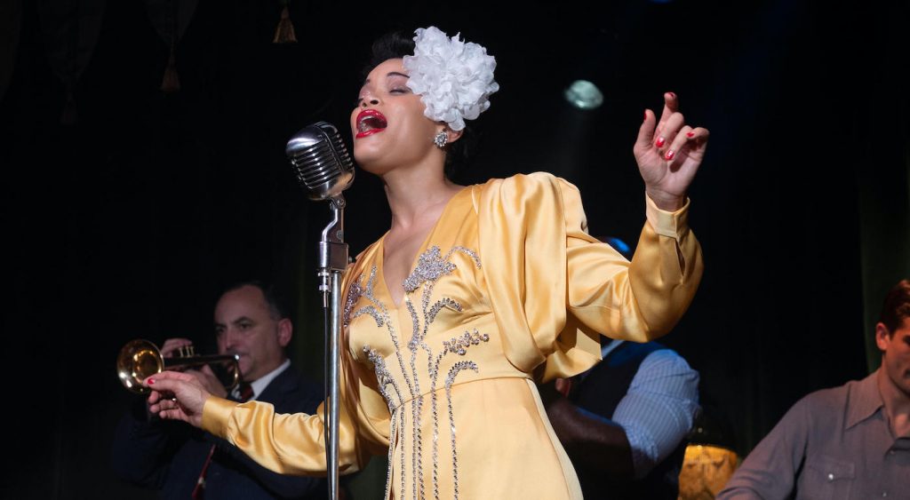 Billie Holiday (Andra Day), shown. (Photo by: Takashi Seida/Hulu)