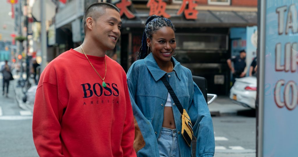 Taylor Takahashi stars as Alfred ‘Boogie’ Chin and Taylour Paige as Eleanor in director Eddie Huang’s BOOGIE, a Focus Features release.   Credit: Nicole Rivelli / Focus Features