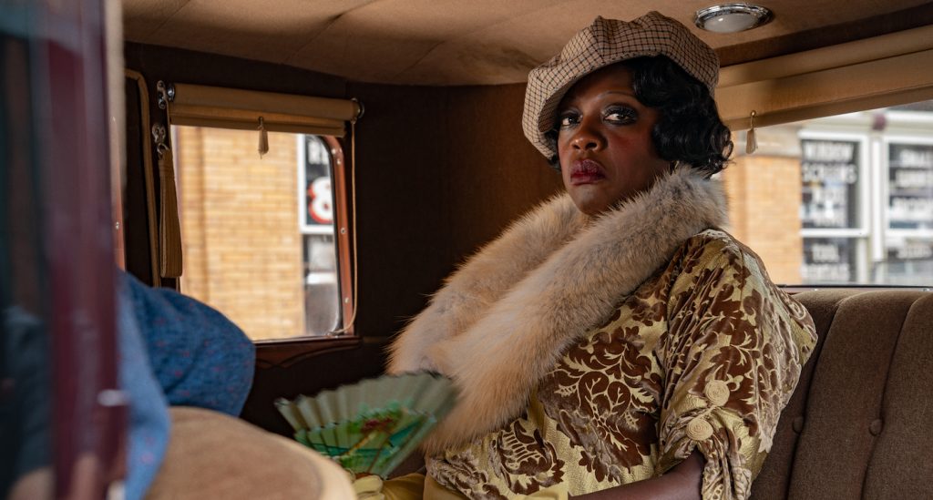 Ma Rainey's Black Bottom (2020): Viola Davis as Ma Rainey. Cr. David Lee / Netflix