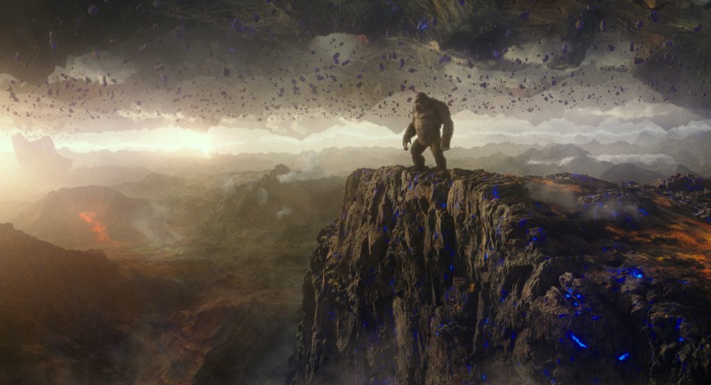Caption: KONG in Hollow Earth in Warner Bros. Pictures’ and Legendary Pictures’ action adventure “GODZILLA VS. KONG,” a Warner Bros. Pictures and Legendary Pictures release. Photo Credit: Courtesy of Warner Bros. Pictures and Legendary Pictures