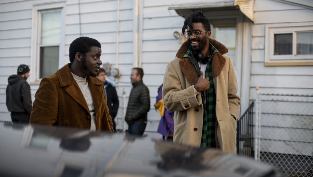 Caption: (L-r) DANIEL KALUUYA and director SHAKA KING on the set of Warner Bros. Pictures’ “JUDAS AND THE BLACK MESSIAH,” a Warner Bros. Pictures release. Photo Credit: Glen Wilson