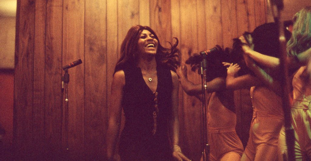 Tina Turner and Ikettes perform for Bolic Sound KMET Broadcast (May 1973). Photograph by Rhonda Graam/Courtesy of HBO