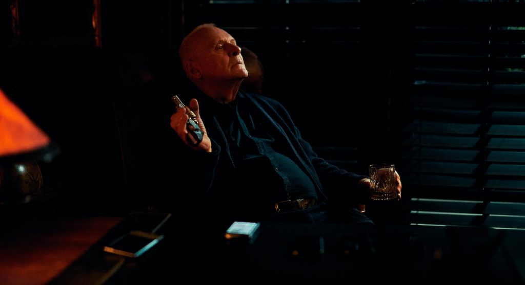 Anthony Hopkins as The Mentor in The Virtuoso. Photo Credit: Lance Skundrich