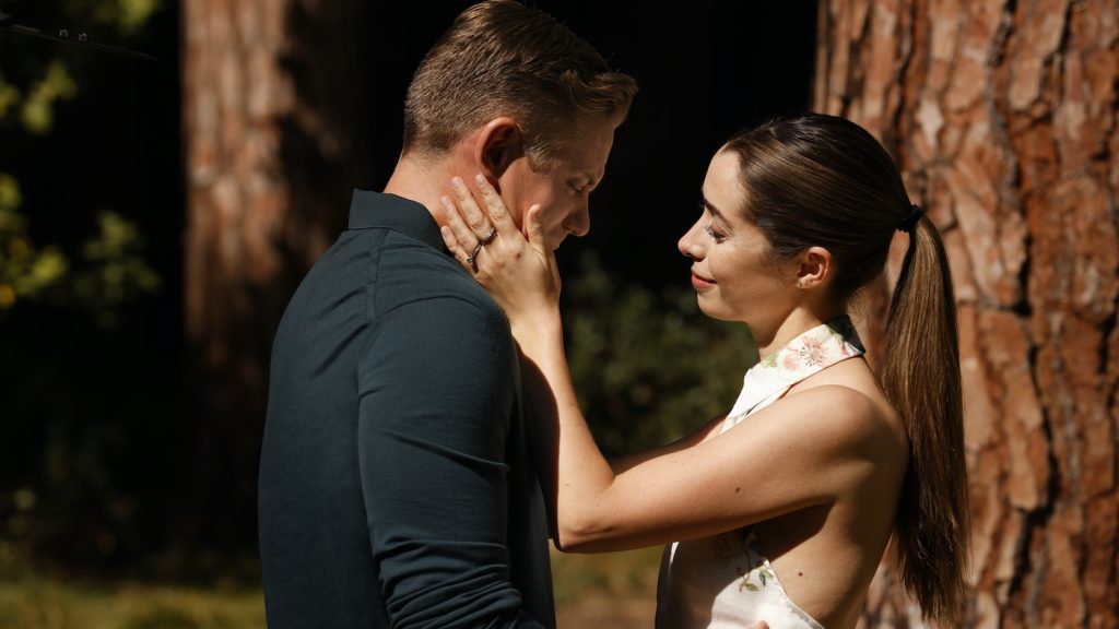 Billy Magnussen and Cristin Milioti. Photograph by John P. Johnson / HBO Max