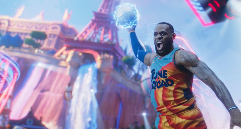 Caption: LEBRON JAMES in Warner Bros. Pictures’ animated/live-action adventure “SPACE JAM: A NEW LEGACY,” a Warner Bros. Pictures release. Photo Credit: Courtesy Warner Bros. Pictures