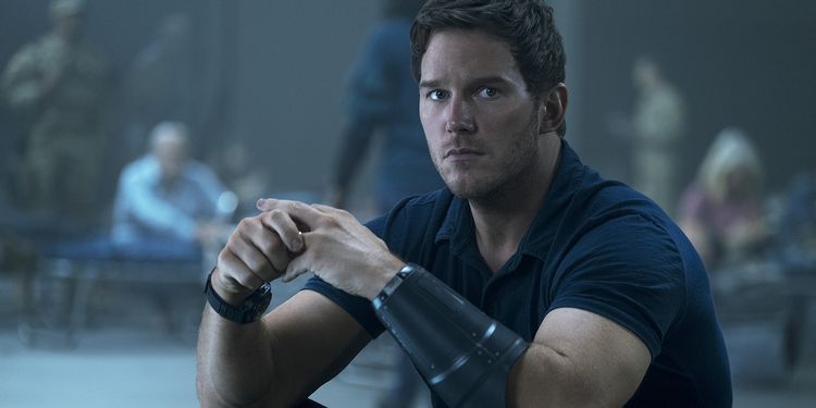 Chris Pratt is Dan in "The Tomorrow War." Courtesy Amazon Studios