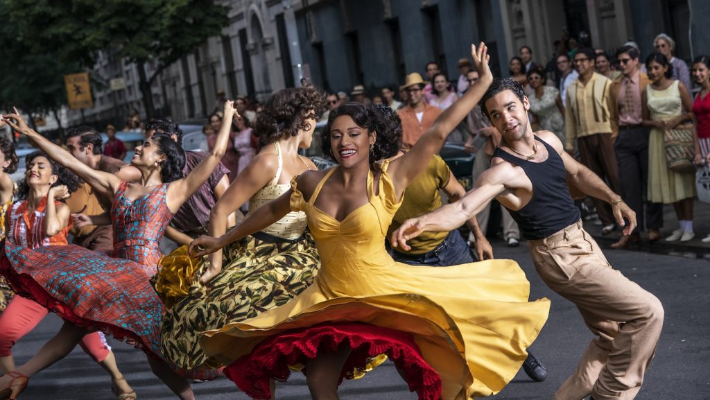 Ariana DeBose as Anita and David Alvarez as Bernardo in 20th Century Studios’ WEST SIDE STORY. Photo by Niko Tavernise.