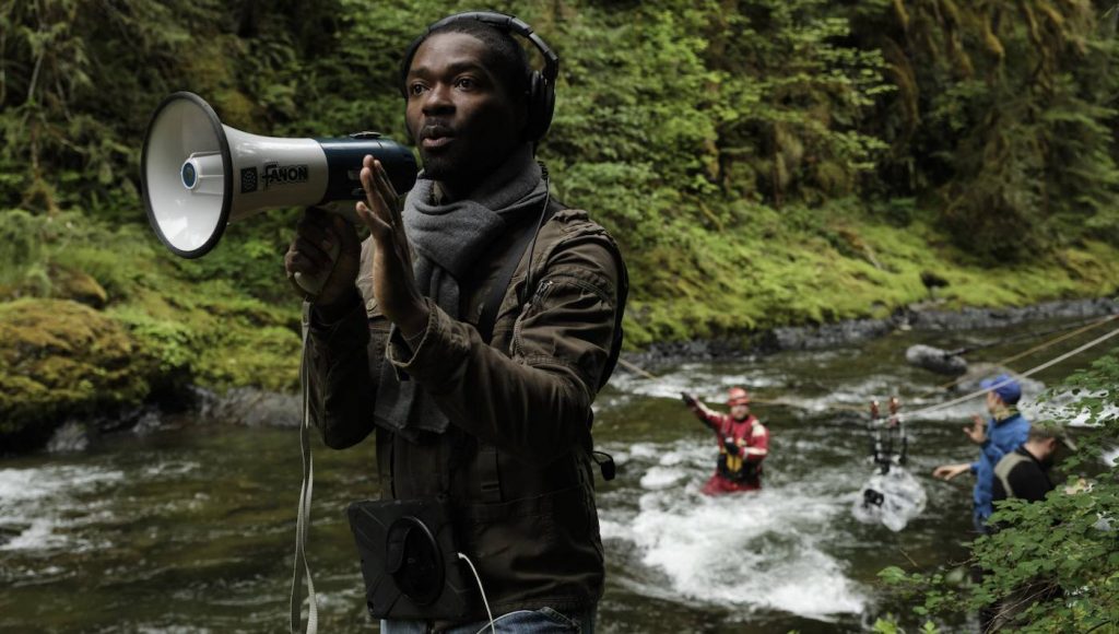 David Oyelowo in a behind the scenes still from the adventure/drama film, THE WATER MAN, an RLJE films release. Photo courtesy of Karen Ballard.