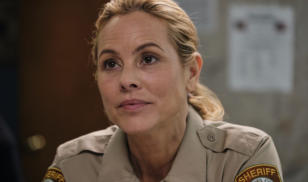 Maria Bello as Sheriff Goodwin in the adventure/drama film, THE WATER MAN, an RLJE films release. Photo courtesy of Karen Ballard.