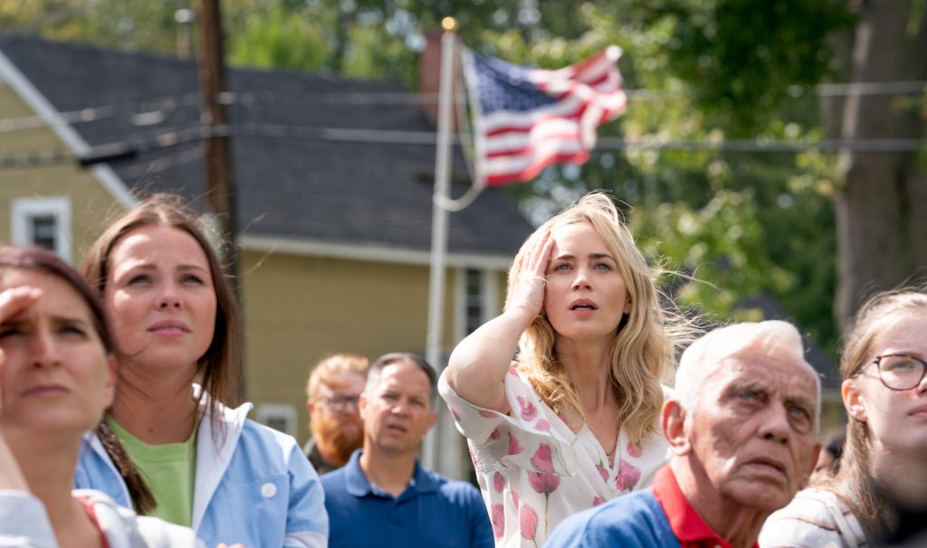 Evelyn (Emily Blunt) braves the unknown in "A Quiet Place Part II.” Photo by Jonny Cournoyer. Courtesy Paramount Pictures.