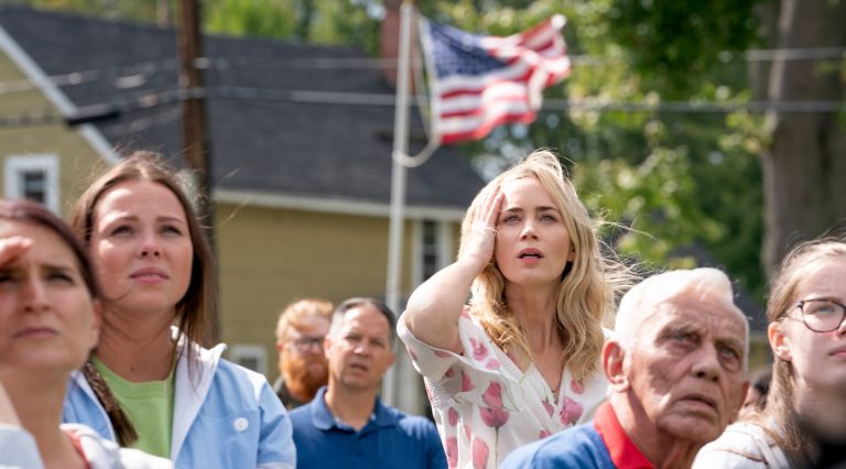 Evelyn (Emily Blunt) braves the unknown in "A Quiet Place Part II.” Photo by Jonny Cournoyer. Courtesy Paramount Pictures.