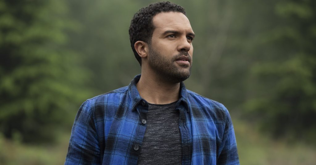 Mason (O-T Fagbenle) in Marvel Studios' BLACK WIDOW. Photo by Jay Maidment. ©Marvel Studios 2020.