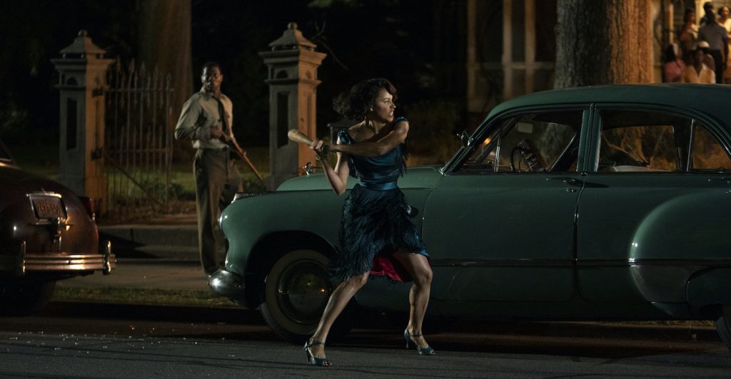 Jonathan Majors, Jurnee Smollett. Photograph by Eli Joshua Ade/HBO