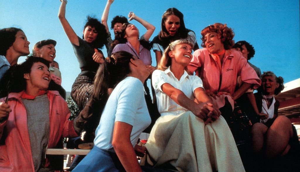 Olivia Newton-John And Didi Conn In 'Grease'