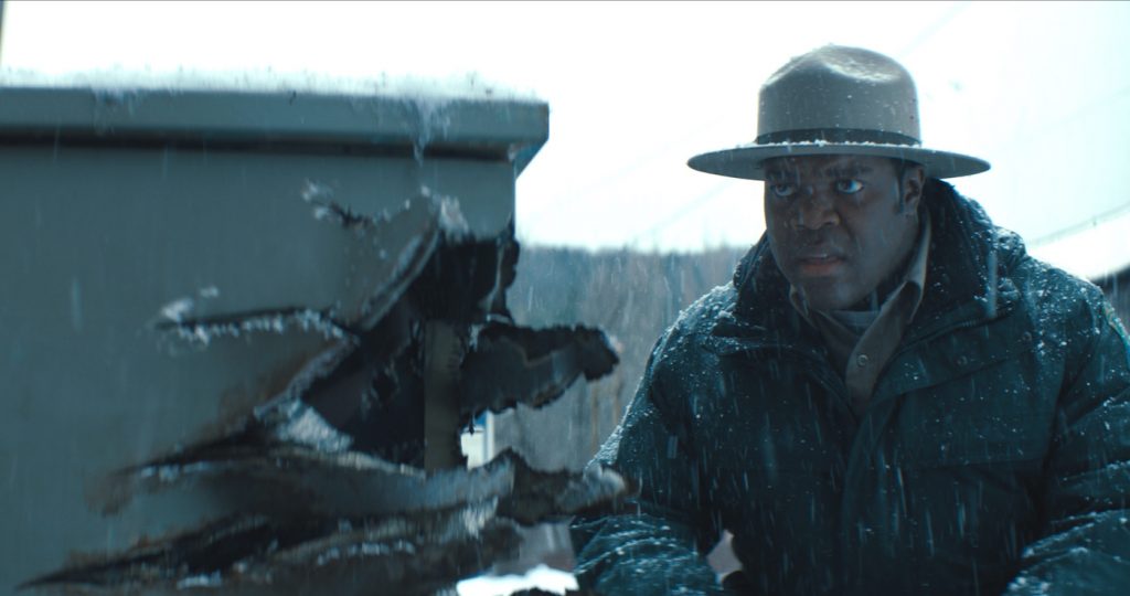 Sam Richardson in WEREWOLVES WITHIN. Courtesy IFC Films.