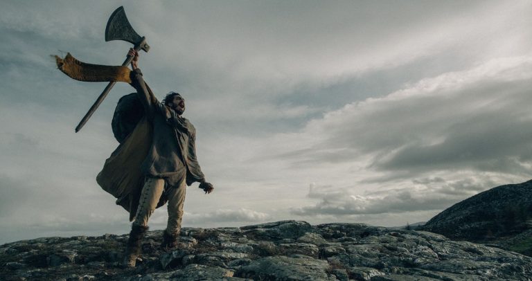 Dev Patel in "The Green Knight." Courtesy A24.