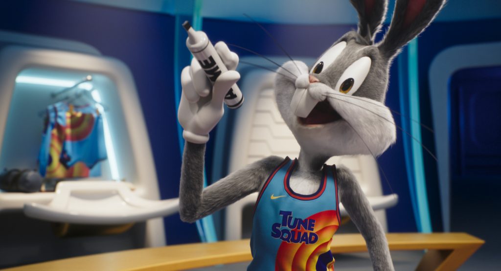 Caption: BUGS BUNNY in Warner Bros. Pictures’ animated/live-action adventure “SPACE JAM: A NEW LEGACY,” a Warner Bros. Pictures release. Photo Credit: Courtesy Warner Bros. Pictures