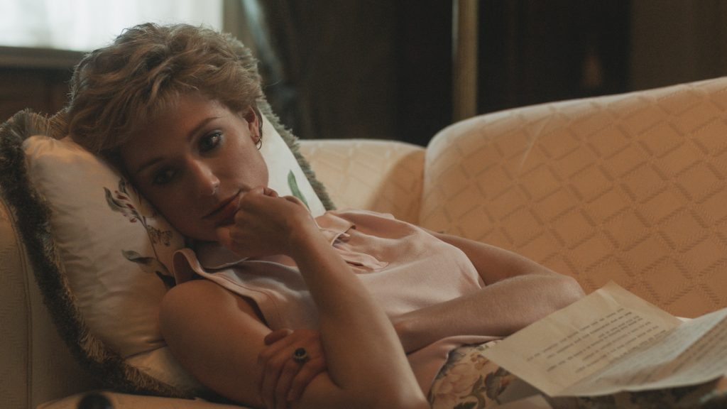 Elizabeth Debicki is Princess Diana in "The Crown." Courtesy Netflix.