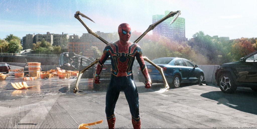 Tom Holland is Peter Parker in Spider-Man: No Way Home. Courtesy Sony Pictures.