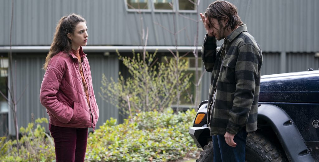 MAID (L to R) MARGARET QUALLEY as ALEX and NICK ROBINSON as SEAN in episode 110 of MAID Cr. RICARDO HUBBS/NETFLIX © 2021