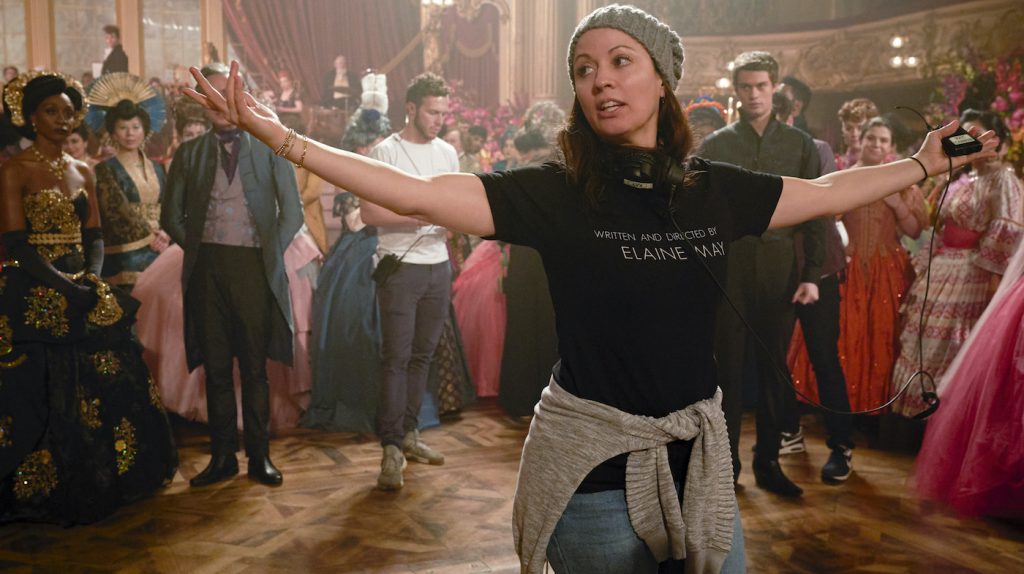 Director Kay Cannon on the set of CINDERELLA Photo: Kerry Brown © 2021 Amazon Content Services LLC