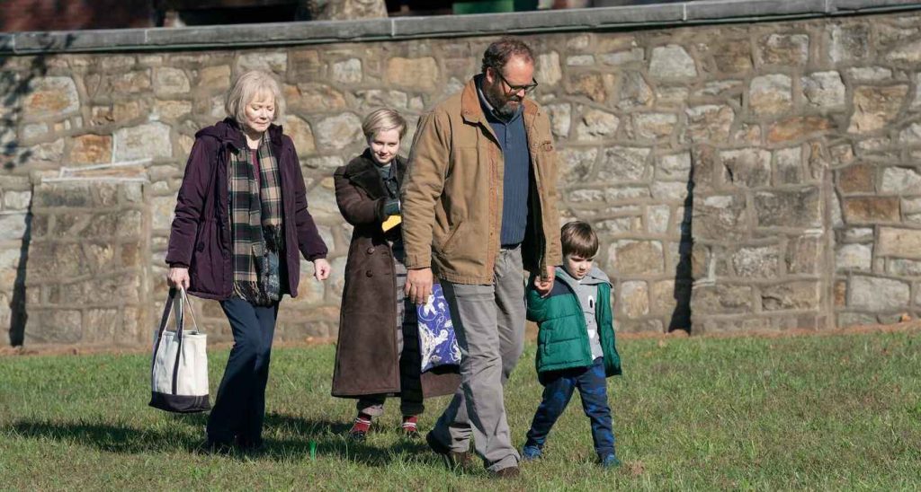 Jean Smart, Angourie Rice, David Denman, Izzy King. Photograph by Sarah Shatz/HBO