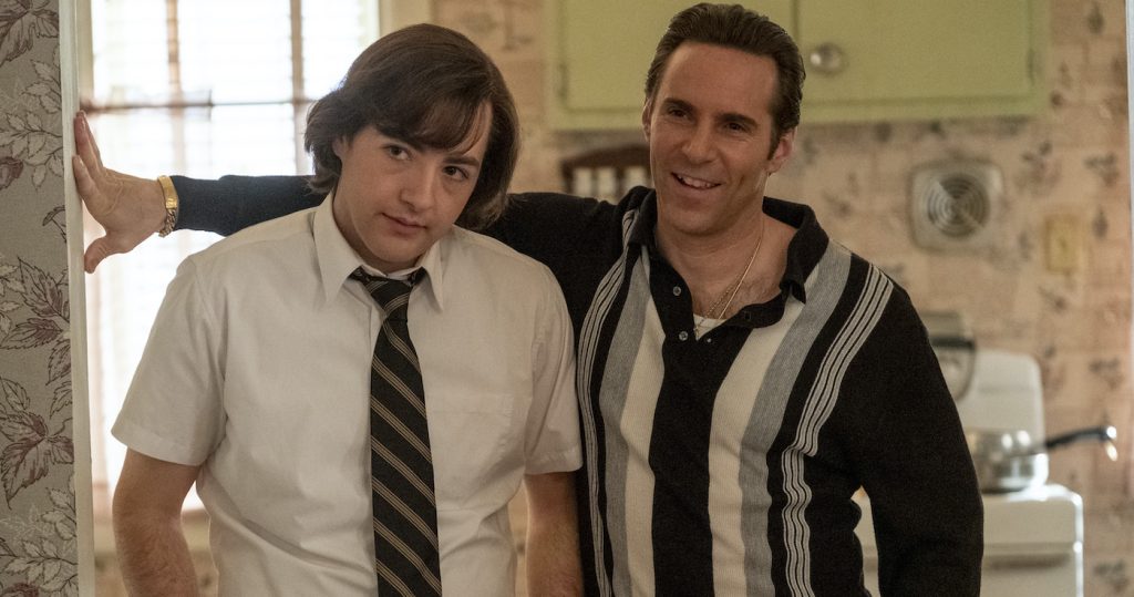 Caption: (L-r) MICHAEL GANDOLFINI as Teenage Tony Soprano and ALESSANDRO NIVOLA as Dickie Moltisanti in New Line Cinema and Home Box Office’s mob drama “THE MANY SAINTS OF NEWARK,” a Warner Bros. Pictures release. Photo Credit: Barry Wetcher