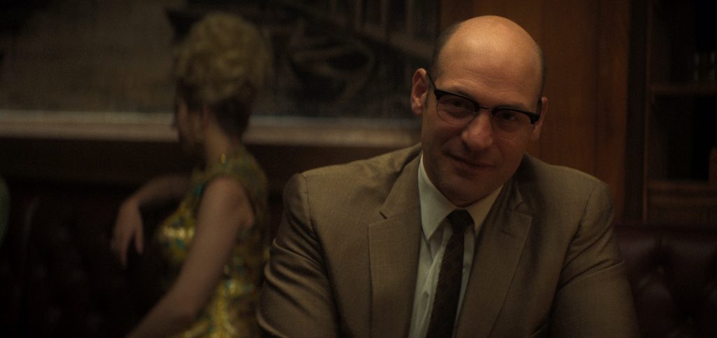 Caption: COREY STOLL as Junior Soprano in New Line Cinema and Home Box Office’s mob drama “THE MANY SAINTS OF NEWARK,” a Warner Bros. Pictures release. Photo Credit: Courtesy of Warner Bros. Pictures and New Line Cinema