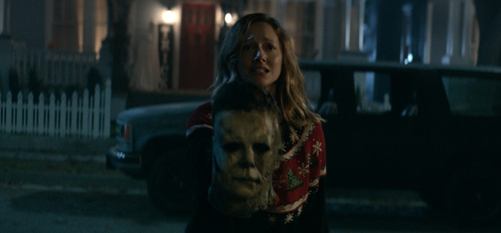 Judy Greer as Karen in Halloween Kills directed by David Gordon Green. Photo Credit: Ryan Green/Universal Pictures