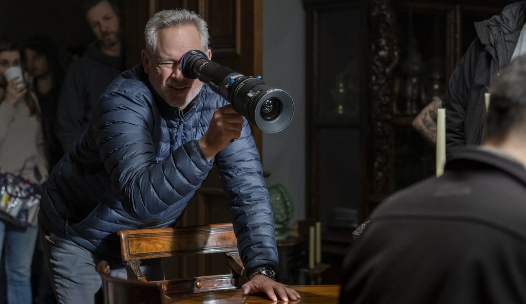 TK on set on "The Haunting of Bly Manor." Courtesy Netflix.