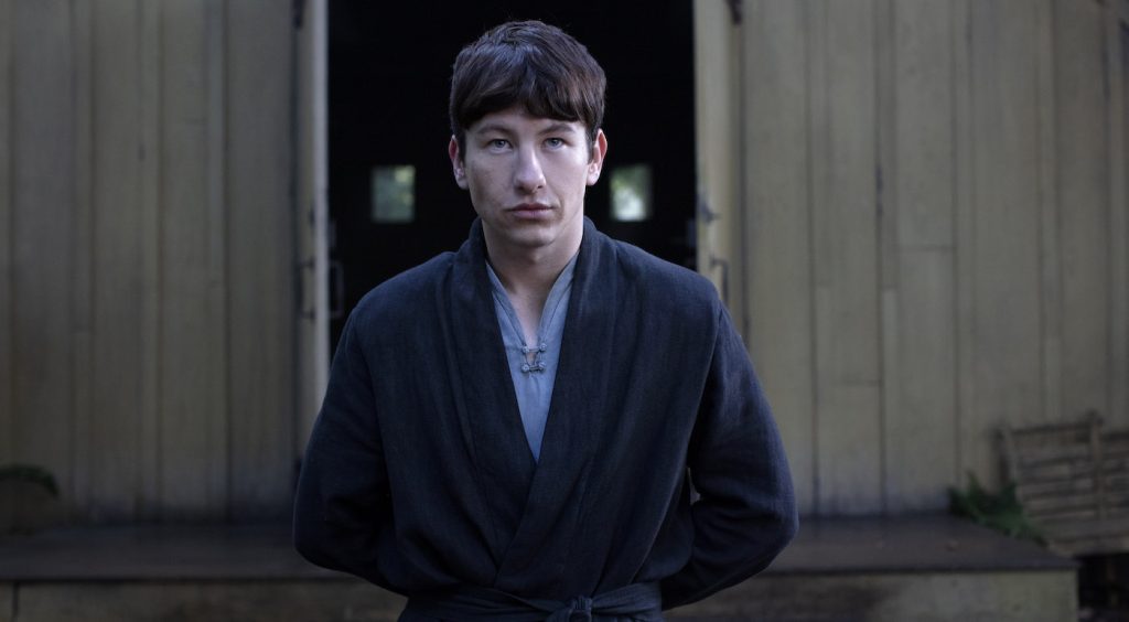 Druig (Barry Keoghan) in Marvel Studios' ETERNALS. Photo by Sophie Mutevelian. ©Marvel Studios 2021. All Rights Reserved.