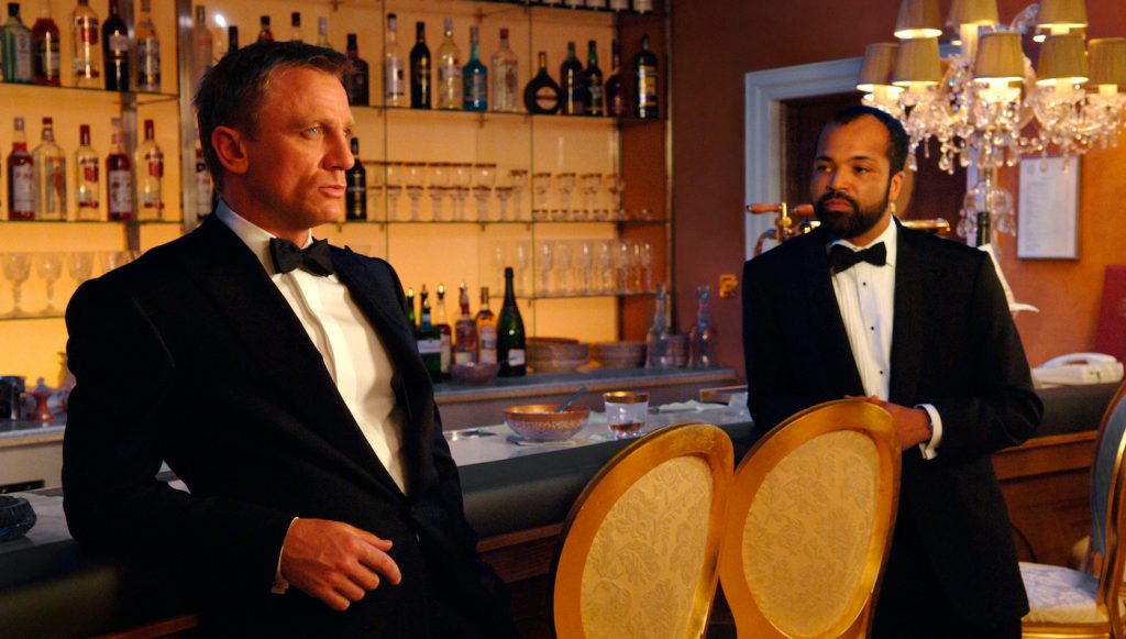 Daniel Craig (left) and Jeffrey Wright (right) star in Metro-Goldwyn-Mayer Pictures/Columbia Pictures/EON Productions’ action adventure Casino Royale. Photo Credit: Jay Maidment